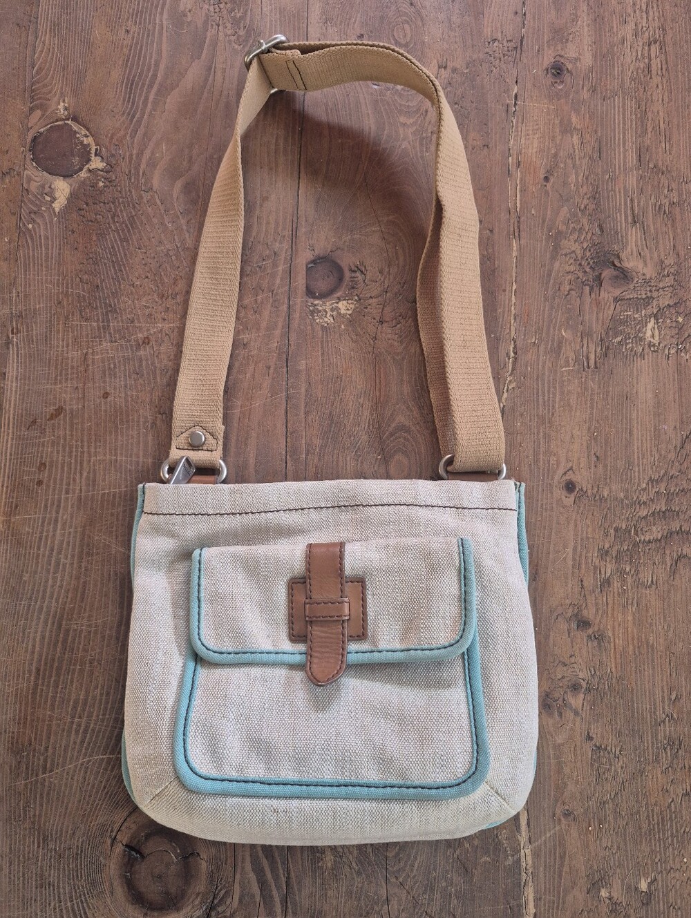 Crossbody Canvas Purse By Fossil